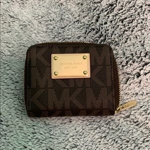 Michael Kors original MK brown wallet